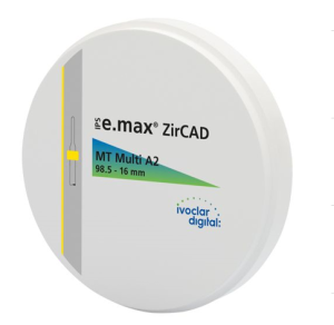 Стоматорг - Диск CAD/CAM из диоксида циркония IPS e.max ZirCAD MT Multi, цвет B1 , размер 98.5, толщина  20 мм