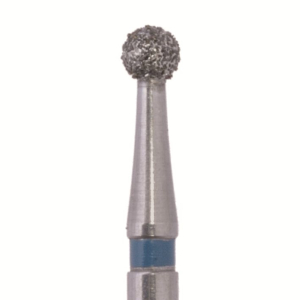 Стоматорг - Бор алмазный 801 023 FG, синий, 5 шт. Форма: шар