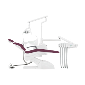 Установка стоматологическая Fengdan QL2028 (Pragmatic) с микромотором с нижней подачей с мягкой обивкой цвет МО9 темно-фиолетовый - Fengdan