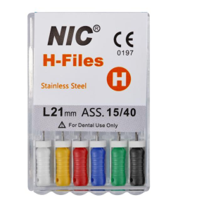 Стоматорг - H-file Nic Superline № 025 25 мм, 6 шт. - ручной каналорасширитель